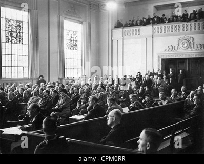 Legal proceeding in the People's Court, 1943 Stock Photo