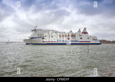 The Mont St Michel Brittany Ferry Stock Photo