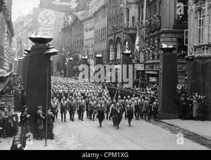 Memorial march for 11/09/1923, 1935 Stock Photo