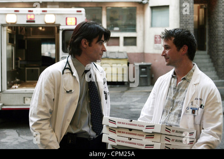 ER TV Series 1994 - 2009 USA 2004 Season 11 Goran Visnjic, Noah Wyle Stock Photo