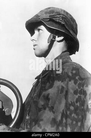 A volunteer of the Waffen-SS from Sweden, 1941 Stock Photo