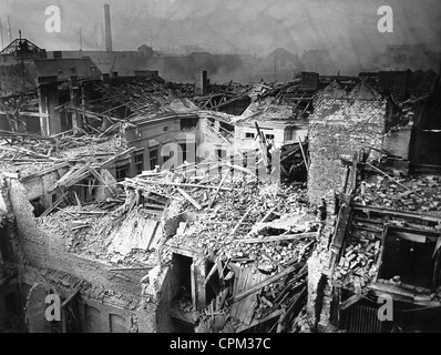 Air-Raid Damage in Berlin, 1943 Stock Photo