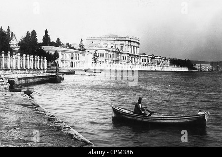 The Dolmabahce Palace in Constantinople, what is now Istanbul. Stock Photo