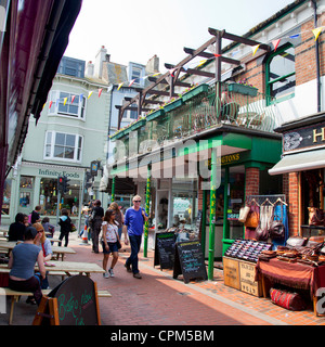Kensington Gardens Shops in Brighton - Uk (north lanes) Stock Photo