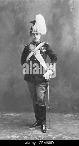 Manuel II, 1908 Stock Photo