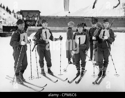 Finnish ski patrol in the winter war against the Soviet Union Stock ...