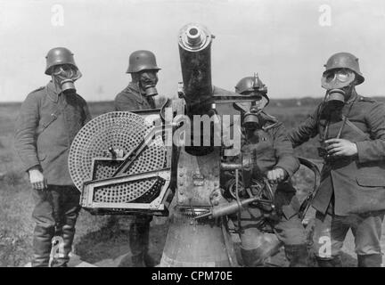 German soldiers during an exercise with gas masks, 1933-1939 Stock ...