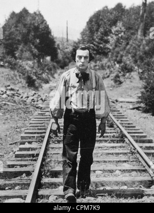 Buster Keaton in 'The General', 1927 Stock Photo