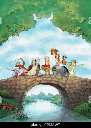 Winnie the Pooh Year : 2011 USA Director : Stephen J. Anderson, Don Hall Animation Movie poster  (textless)  Based upon A. A. Milne Stock Photo