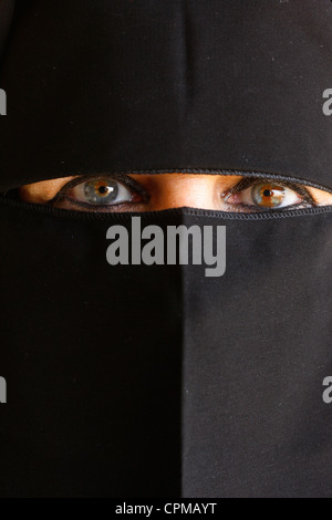 Portrait of a 30 years old Muslim Middle Eastern woman wearing a Stock ...