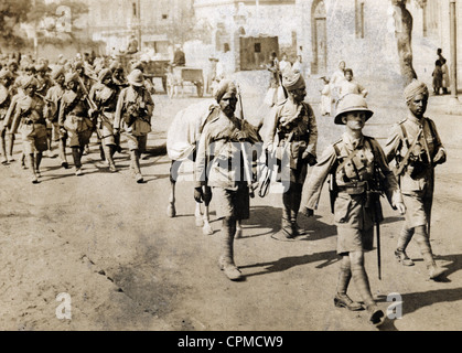 British colonial troops in France, 1914 Stock Photo