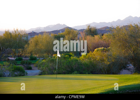 Robert Trent Jones Jr. designed course at Las Sendas Golf Club, Mesa, AZ, USA Stock Photo