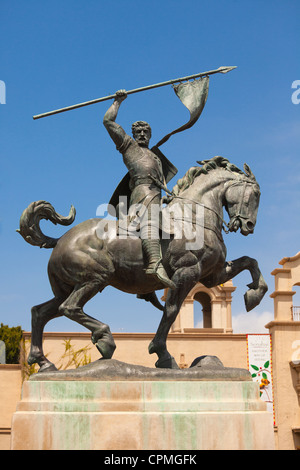 El Cid statue. Balboa Park, San Diego. Stock Photo