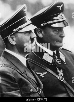 Adolf Hitler and Hermann Goering, 1940 Stock Photo