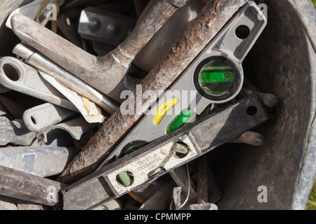 Builders tools UK Stock Photo