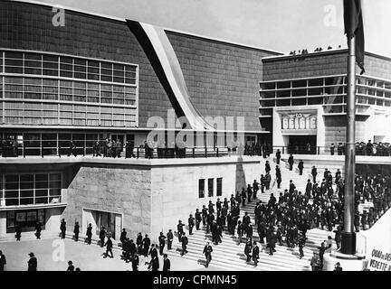 Belgian Pavilion at the World Exhibition in Paris, 1937 Stock Photo