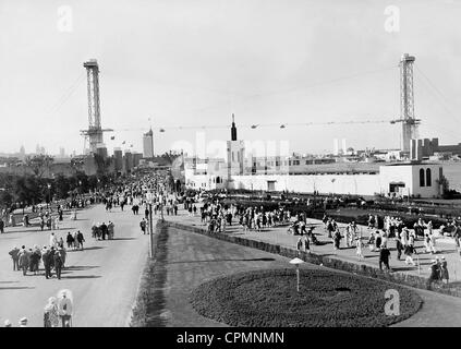 View over site of the World's Fair in Chicago, 1933 Stock Photo