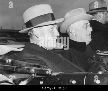 Prince Olav and Franklin Delano Roosevelt, 1939 Stock Photo