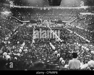 Gathering of the German-American organisation of Nazi-sympathisers, DAWA (Deutsch-amerikanischer Wirtschaftsausschuss), New Stock Photo