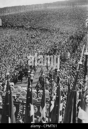 Adolf Hitler at the 'Reich Harvest Festival' on the Bueckeberg, 1934 Stock Photo