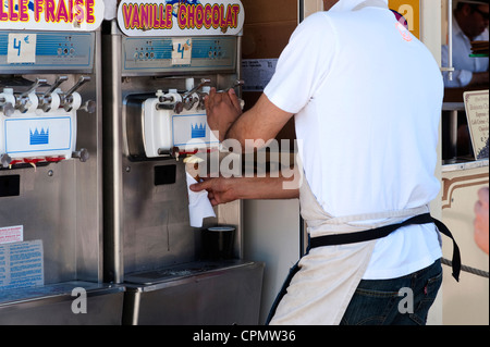 Paris, France - Ice cream maker Stock Photo
