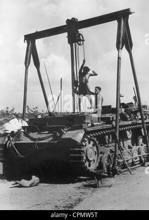 German tank regiment on the Eastern Front, 1941 Stock Photo - Alamy
