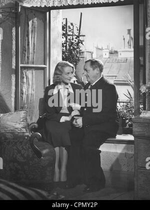 Irene von Meyendorff and Hans Moser in 'Einmal der liebe Herrgott sein', 1942 Stock Photo