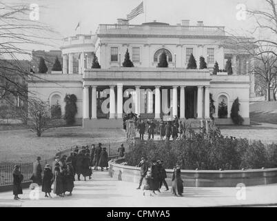 White House in Washington, 1928 Stock Photo