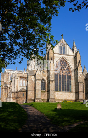 Ripon Cathedral, east front. North Yorkshire UK Stock Photo