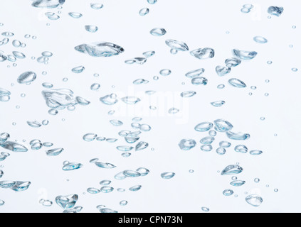 Air bubbles in water Stock Photo