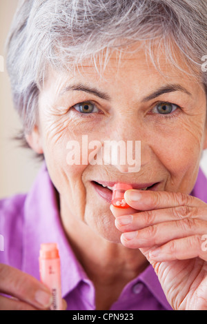 HOMEOPATHY, ELDERLY PERSON Stock Photo