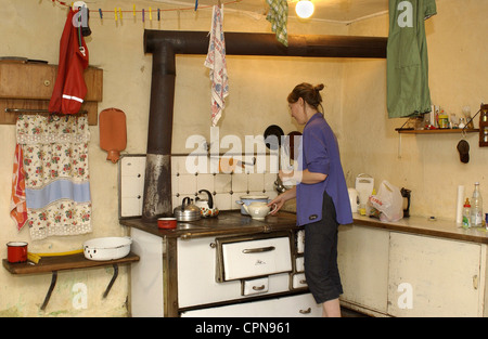 old times farmhouse interior of an old country house Stock Photo - Alamy