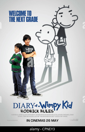 RELEASE DATE: March 19, 2010. MOVIE TITLE: Diary of a Wimpy Kid. STUDIO:  Twentieth Century Fox Films. PLOT: Live-action adaptation of Jeff Kinney's  illustrated novel about a wise-cracking junior high school student.