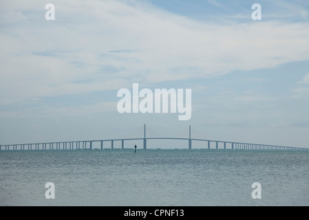 Sunshine Skyway Bridge, Tampa, Florida, USA Stock Photo