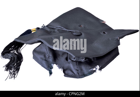 pedagogy,university,doctorate,destroyed mortarboard,symbol image,Germany,zu Guttenberg,porous,tatter,tattering,Dr.,doctor,doc,doctors,docs,mortarboard,mortarboards,doctoral degree,dissertation,dissertations,doctoral thesis,doctoral theses,postdoctoral,doctor's degree,doctorate,graduate,graduating,plagiarism,education,schooling,schoolings,problem,problems,science,sciences,humor,humour,comical,comic,symbol,symbols,symbol image,symbolic,symbolical,symbolism,imageries,clipping,cut out,cut-out,cut-outs,still,histori,Additional-Rights-Clearences-Not Available Stock Photo