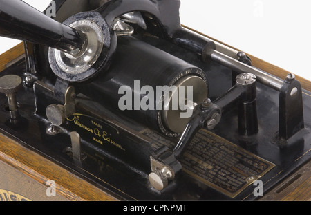 Edison Standard Phonograph Stock Photo - Alamy