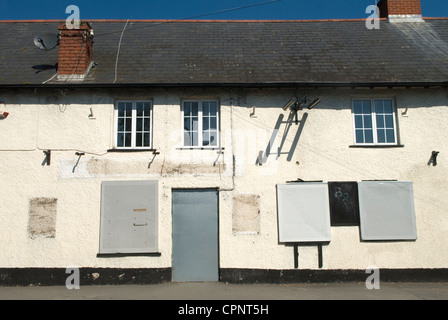 Royal Huntsman public house Wiliton Somerset Uk. Quantocks. Village pub closed down out of business. HOMER SYKES Stock Photo