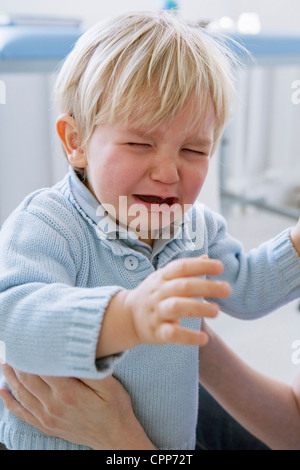 1-3 YEARS OLD BABY CRYING Stock Photo