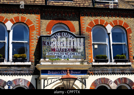 The Duke of Cumberland Hotel, Whitstable, Kent, England Stock Photo