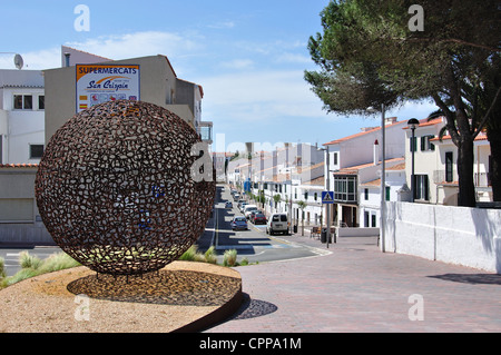 View of town, Alaior, Menorca, Balearic Islands, Spain Stock Photo