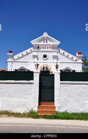 Facade of period villa, Alaior, Menorca, Balearic Islands, Spain Stock Photo
