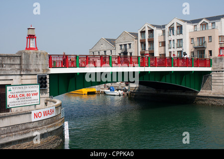 weymouth town bridge dorset england Stock Photo