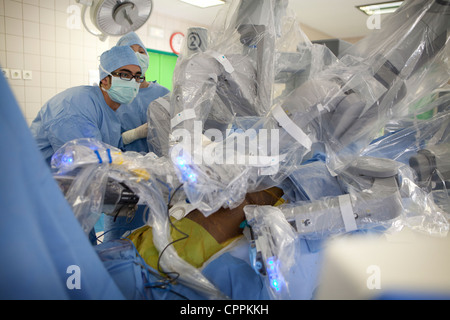 ROBOT-ASSISTED SURGERY Stock Photo