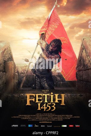 Fetih 1453 Year : 2012 Turkey Director : Faruk Aksoy Ibrahim Celikkol Movie poster (Turqey) Stock Photo