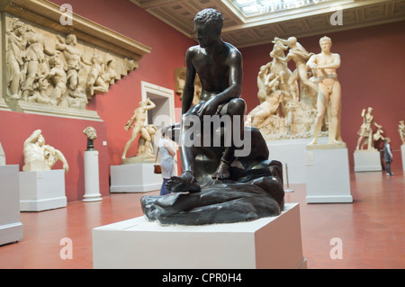 Indoors of Pushkin Museum of Fine Arts in Moscow Stock Photo