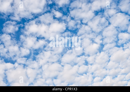 "Sour milk" clouds - France. Stock Photo