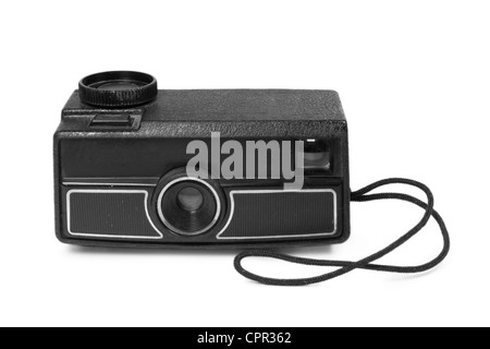 vintage point and shot camera Stock Photo