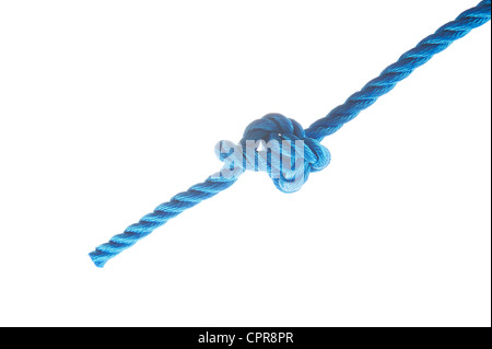 Ashley's stopper knot isolated on white background Stock Photo