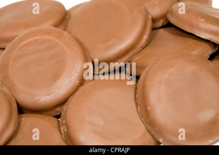 Tagalongs Girl Scout cookies.  Stock Photo