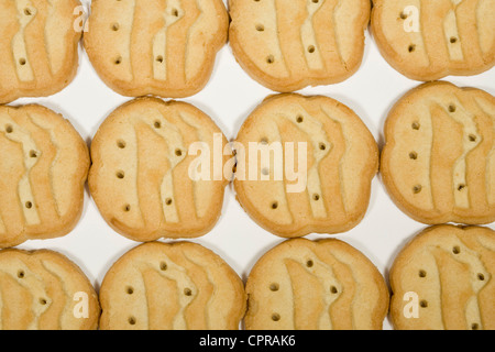 Trefoils Girl Scout cookies.  Stock Photo